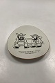Storm P. Plate 
from Knabstrup 
with Joke and 
Drawing
Measures 16cm 
/ 6.30 inch