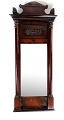 Antique mirror in mahogany wood from the late Empire period from around the 1840s.Dimensions ...