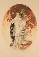 Louis Icart 
(1888-1950). 
Etching on 
paper. "Look". 
Dated 1928.
Visible 
dimensions: 46 
x 35 ...