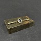 Length 5.7 cm.Hall marked A.N.E.  and 585 for 14 karat gold.Fine art deco brooch in gold ...