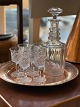 Beautiful, antique panel cut carafe, presumably from England / Great Britain. The carafe is in ...