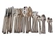 Farina silver plate cutlery for 9/12 persons.Made by Frigast silver. The set ...