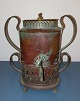 Samovar in copper with "heater" for coal. The tap can be turned. Made in the 19th century. In ...