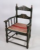 Antique peasant 
chair with 
original 
painting 
originally from 
Norway in 1832
Measurements 
in cm: ...