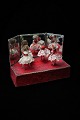 Old French 1800s mechanical toy in the form of 4 little ballet girls in fine ballet dresses ...