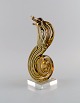 Rare Murano sculpture in mouth blown art glass. Cobra snake. 1960s.Measures: 25 x 11 cm.In ...