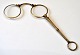 Pair of rod 
lorgnetter, 
19th century. 
Gilded. L .: 
15.5 cm.