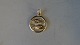 Elegant Pendant Pisces zodiac sign 14 carat GoldStamped 585Height 17.39 mm approxNice and ...