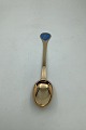 Hans Hansen 
Sterling Silver 
Annual spoon 
1980. With Blue 
Enamel. 
Measures 16 cm 
/ 6 19/64 in.