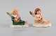 Goebel, West 
Germany. Two 
Christmas 
angels in 
porcelain. 
1970s / 80s.
Measures: 10.5 
x 8.8 ...