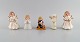 Five porcelain 
figurines. 
Angels and 
children. 
1980s.
Largest 
measures: 11.5 
x 8 cm.
In ...