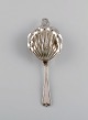 Danish silversmith. Antique silver (830) tea strainer. Dated 1847.
