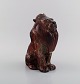 Karl Hansen Reistrup (1863-1929) for Kähler. Very rare lion in glazed stoneware. Beautiful ox ...