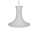 Holmegaard, white Mandarin lamp.Designed by Michael Bang.Diameter 23.0 cm., height 21.0 ...