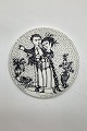 Monthly plate 
in faience for 
November -  
OPTIMISME 
(contact). 
Designed by 
Bjørn Wiinblad 
for ...