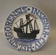 Elsinore Town Plate  B&G  Coat of arm for city CIV Helsingorensis  INSIG 23,8 cm  Helsingør ...