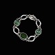 Svend Aage 
Jespersen - 
Denmark. 
Sterling Silver 
Bracelet with 
Green Agate.
Designed and 
crafted ...