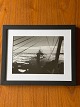 Black / White 
gelatin silver 
vintage photo 
of a small 
convoy of ships 
with supplies 
for Thule ...