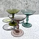 Colored liqueur bowls, dark green 2pcs, Pink 3pcs, Light green 2pcs7cm in diameter, 8cm high * ...