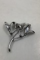 Anton Michelsen Sterling Silver Brooch Mistletoe Eigil Jensen