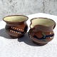 Seidelin ceramics, Faaborg, Sugar / Cream, Bowl 8.5cm in diameter, Jug 7cm in diameter * Small ...