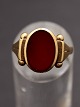 14 carat gold ring size 67 with agate item no. 498575