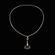 Arne Johansen. 
14k Gold 
Neckring with 
Amethyst 
Pendant.
Designed and 
crafted by Arne 
Johansen ...