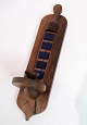 Wall sconce, rosewood, bluish colors, 1960Great condition