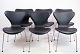 Set of six 
Seven chairs, 
model 3107, 
Arne Jacobsen, 
...