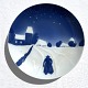 Unoriginal 
Christmas 
plate, 1910, 
Bing & 
Grondahl, 18cm 
in diameter * 
Nice condition 
*