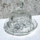 Cheese bell with saucer, With glass cuts, 16cm in diameter, 17.5cm high, Dish 23cm in diameter * ...