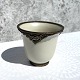 Lyngby, Vase / 
Cup with metal 
drill, 9 cm in 
diameter, 7.5 
cm high * Nice 
condition *