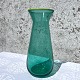 Anders Raad, Green vase with light green edge, 19cm high, 7.5cm in diameter, Signed Anders Raad ...
