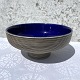 Rörstrand, Entrance bowl, Blue, 23cm in diameter, 10.5cm high, Design Carl Harry Steel faucet * ...
