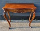 Danish nyrococo game table in mahogany, 19th century. With capriole legs with carvings. With ...