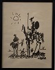 Print of Pablo 
Picasso - Don 
Quicholte. 
Framed with 
black wooden 
frame. 
Dimensions: 53 
x 41 cm.