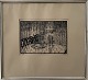 Palle Nielsen. 
Lithograph Own 
Print from 
1963. Signed 
PN63. ET441. 
Dimensions: 
41,5 x 45,5 cm. 
...