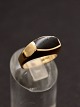 14 carat gold ring size 55 with onyx weight 5.9 grams from jeweler Poul Nyhagen Sabro item no. ...