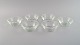 Six finger 
bowls in clear 
art glass. 
France, mid 
20th century.
Measures: 12 x 
4.5 cm.
In ...