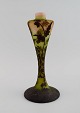 Émile Gallé (1846-1904), France. Vase in mouth-blown art glass carved in the form of foliage. ...