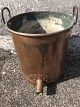 Copper vessel with handles and bottom drain. Dimensions: Height 45 cm, diameter 40 cm