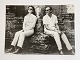Original black 
and white photo 
of Jackie 
Kennedy and 
Lord Harlech in 
Cambodia in 
1967. Lord ...