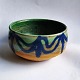 Ceramic bowl from Ulla Dybeck. In good condition. Engraved on the bottom: "Dybeck Stentøj ...