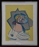 Harald Giersing 
Lithograph from 
"Klingen" in 
1918. 
Dimensions: 
39.5 x 32.5 cm. 
(30 x 23 cm).