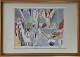 Jens Peter 
Helge Hansen. 
Lithograph 
Signed JPHH77 
and numbered 
151/400. 
Dimensions: 
37.5 x 52 ...