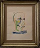 Pablo Picasso 
Litografi in 
silver frame. 
20 / 5-1964 
Unsigned. 
Dimensions: 45 
x 38 cm. (32.5 
x ...