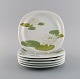 Timo Sarpaneva 
for Rosenthal. 
Six rare Suomi 
porcelain lunch 
plates 
decorated with 
water lilies. 
...