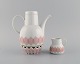 Bjørn Wiinblad 
for Rosenthal. 
Lotus porcelain 
service. Coffee 
pot with heater 
for tealight 
...