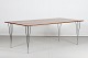 Piet Hein (1905-1996) + Bruno MathssonLarge working table made of walnut veneer with ...
