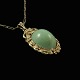 G.A. Baentsch - 
Copenhagen. Art 
Nouveau 14k 
Gold Pendant 
with turquoise.
Designed and 
crafted ...